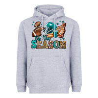 Heather Grey tis the season american football Heavyweight Hoodie - Jasminsmagicworld