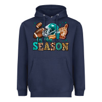 Navy tis the season american football Heavyweight Hoodie - Jasminsmagicworld