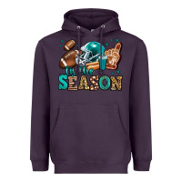Plum tis the season american football Heavyweight Hoodie - Jasminsmagicworld