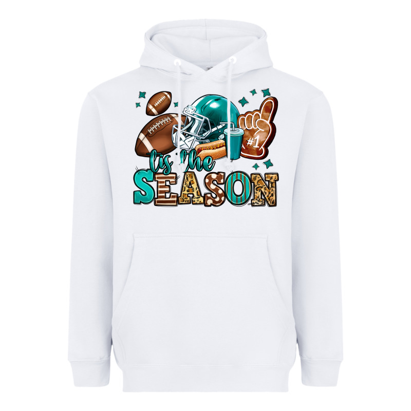 Tis The Season American Football Heavyweight Hoodie by Jasminsmagicworld | Teevron