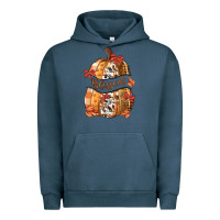 Pigment Midnight Navy blessed Urban Hoodie - MaliasSmallBusiness