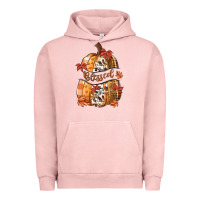 Pigment Salmon blessed Urban Hoodie - MaliasSmallBusiness
