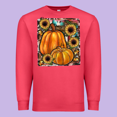 Sunflowers, Pumpkin, Cowhide, Serape Premium Sweatshirt Designed By Jahusdesignshop