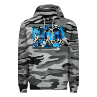 Slate Camo westerb cowhide winter background Premium Hoodie - AdoDesignShop