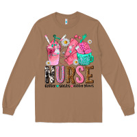 Toasted Coconut nurse coffee scrubs rubber gloves Long Sleeve Tee - texasbilliewilder