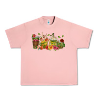 Salmon floral hustler coffee cups Urban Heavy Tee - texasbilliewilder