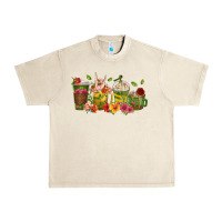 Sandshell floral hustler coffee cups Urban Heavy Tee - texasbilliewilder
