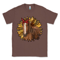 Chestnut sunflower with horse Classic Tee - RanaPortraitStore