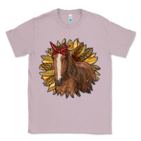 Lilac sunflower with horse Classic Tee - RanaPortraitStore