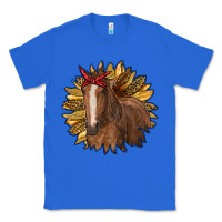 True Royal sunflower with horse Classic Tee - RanaPortraitStore