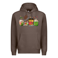 Coffee juneteenth coffee cups Premium Hoodie - MaliasSmallBusiness