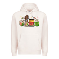 Pale Pink juneteenth coffee cups Premium Hoodie - MaliasSmallBusiness