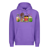 Purple juneteenth coffee cups Premium Hoodie - MaliasSmallBusiness