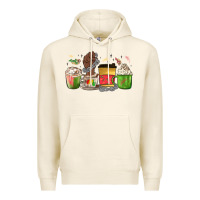 Tofu juneteenth coffee cups Premium Hoodie - MaliasSmallBusiness
