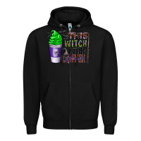 Black this witch needs coffee Zipper Hoodie - CowhideDigitalArt