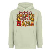 Matcha somebody's loud mouth softball mama Heavyweight Hoodie - Jasminsmagicworld