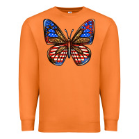 Carrot 4th of july butterfly Premium Sweatshirt - BundleAndBundleShop