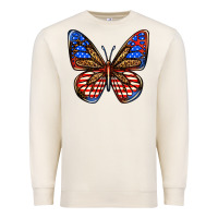 Sandshell 4th of july butterfly Premium Sweatshirt - BundleAndBundleShop