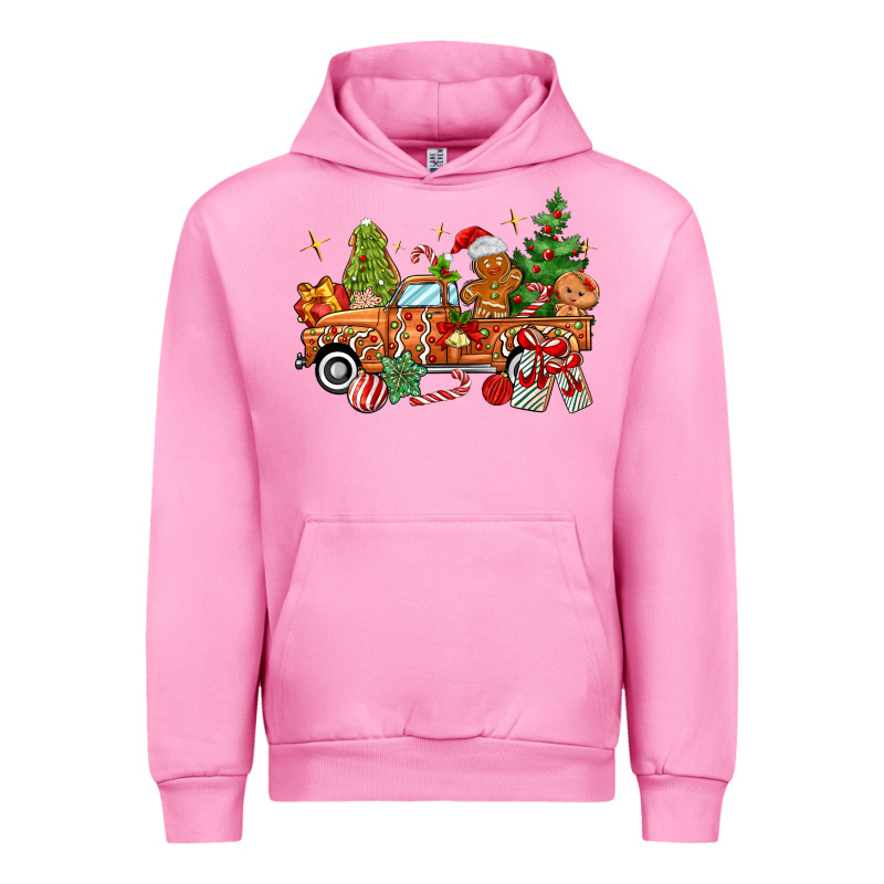 Christmas Gingerbread Truck Urban Hoodie by MaliasSmallBusiness | Teevron