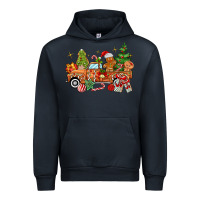 Navy christmas gingerbread truck Urban Hoodie - MaliasSmallBusiness