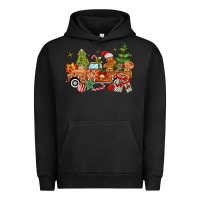Pigment Black christmas gingerbread truck Urban Hoodie - MaliasSmallBusiness