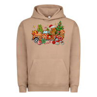 Pigment Burro christmas gingerbread truck Urban Hoodie - MaliasSmallBusiness