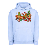 Pigment Grape Ice christmas gingerbread truck Urban Hoodie - MaliasSmallBusiness