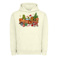 Pigment Pistachio christmas gingerbread truck Urban Hoodie - MaliasSmallBusiness