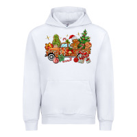 White christmas gingerbread truck Urban Hoodie - MaliasSmallBusiness