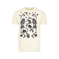Vintage Arctic halloween dancing skeletons Vintage Tee - BarkalooDesign