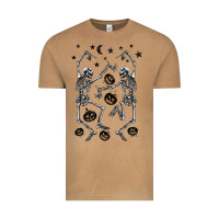 Vintage Camel halloween dancing skeletons Vintage Tee - BarkalooDesign