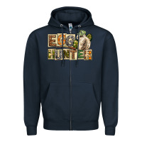 Navy Egg Hunter Easter Day Zipper Hoodie - Neo Western