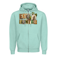 Seafoam Egg Hunter Easter Day Zipper Hoodie - Neo Western