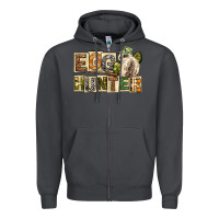 Smoke Egg Hunter Easter Day Zipper Hoodie - Neo Western
