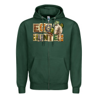 Sports Green Egg Hunter Easter Day Zipper Hoodie - Neo Western