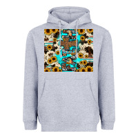 Heather Grey faith Heavyweight Hoodie - JahusDesignShop