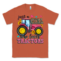 Copper just a girl who loves tractors Classic Tee - Zillion Design Studio