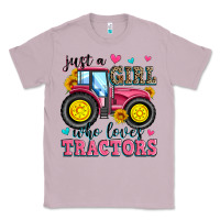 Lilac just a girl who loves tractors Classic Tee - Zillion Design Studio