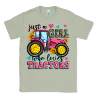 Matcha just a girl who loves tractors Classic Tee - Zillion Design Studio