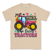 Mushroom just a girl who loves tractors Classic Tee - Zillion Design Studio