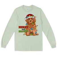 Matcha merry and bright toy poodle Long Sleeve Tee - RanaPortraitStore