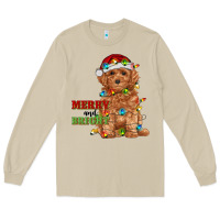 Mushroom merry and bright toy poodle Long Sleeve Tee - RanaPortraitStore