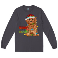 Smoke merry and bright toy poodle Long Sleeve Tee - RanaPortraitStore