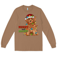 Toasted Coconut merry and bright toy poodle Long Sleeve Tee - RanaPortraitStore