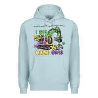 Blue Mist i dig mardi gras Premium Hoodie - MaliasSmallBusiness