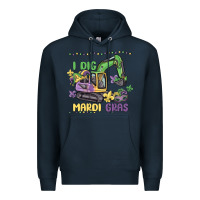 Navy i dig mardi gras Premium Hoodie - MaliasSmallBusiness