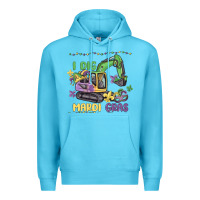 Ocean Blue i dig mardi gras Premium Hoodie - MaliasSmallBusiness