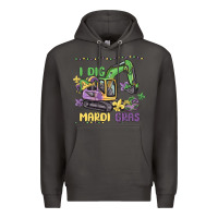 Smoke i dig mardi gras Premium Hoodie - MaliasSmallBusiness
