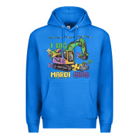 True Royal i dig mardi gras Premium Hoodie - MaliasSmallBusiness