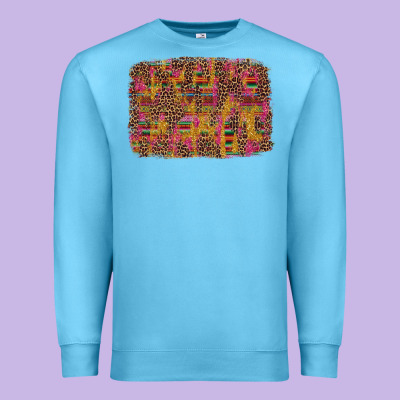 Cinco De Mayo Leopard Glitter Premium Sweatshirt Designed By Artiststas